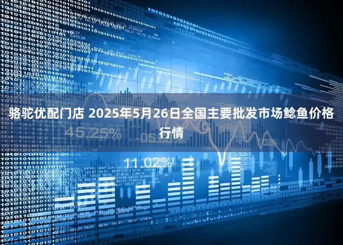 骆驼优配门店 2025年5月26日全国主要批发市场鲶鱼价格行情